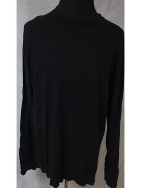 Old Navy Mens XXL Black Crewneck Pullover Lightweight Knit Casual Sweater